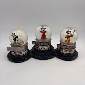 Disney Parks Mickey Mouse Throughout the Years Collectible Water Snow Globe